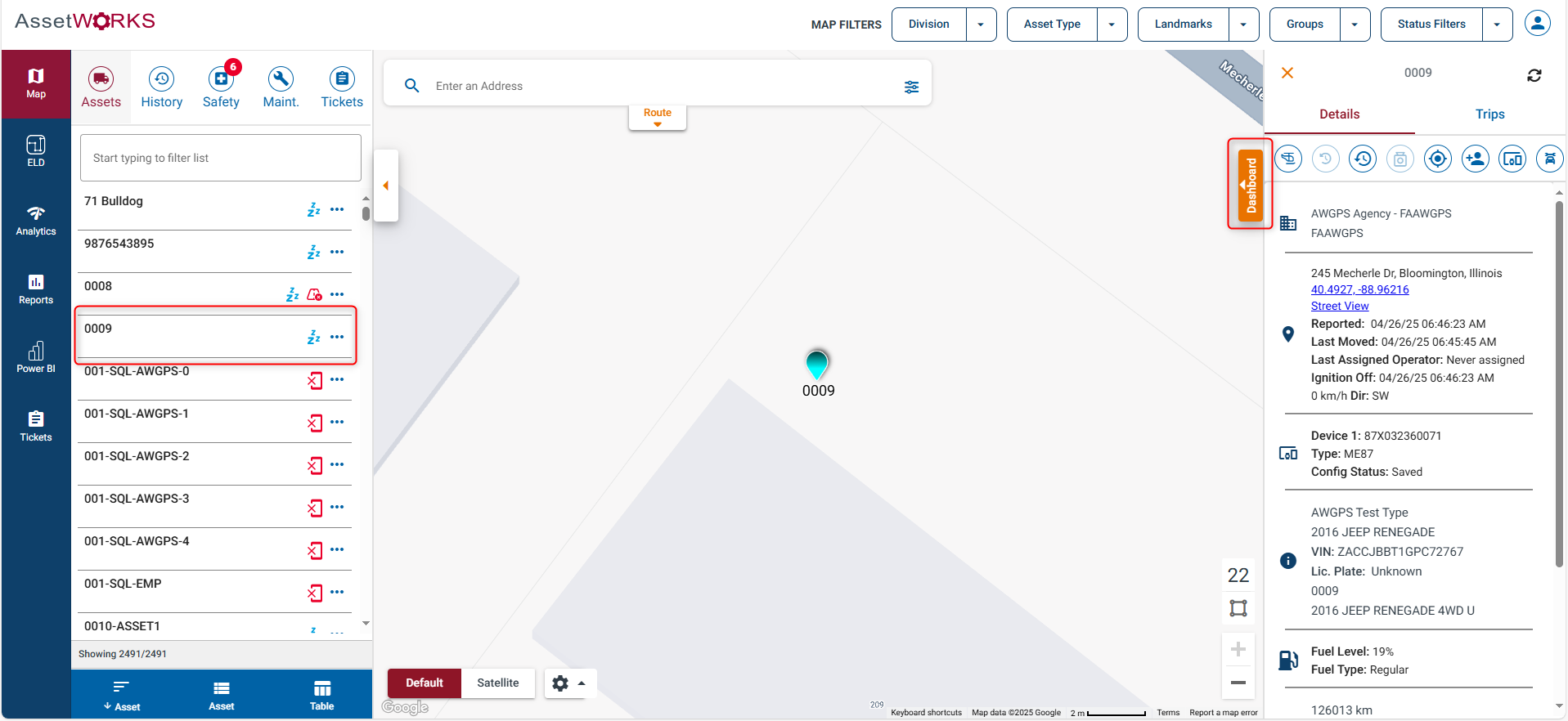 Map Welcome Page