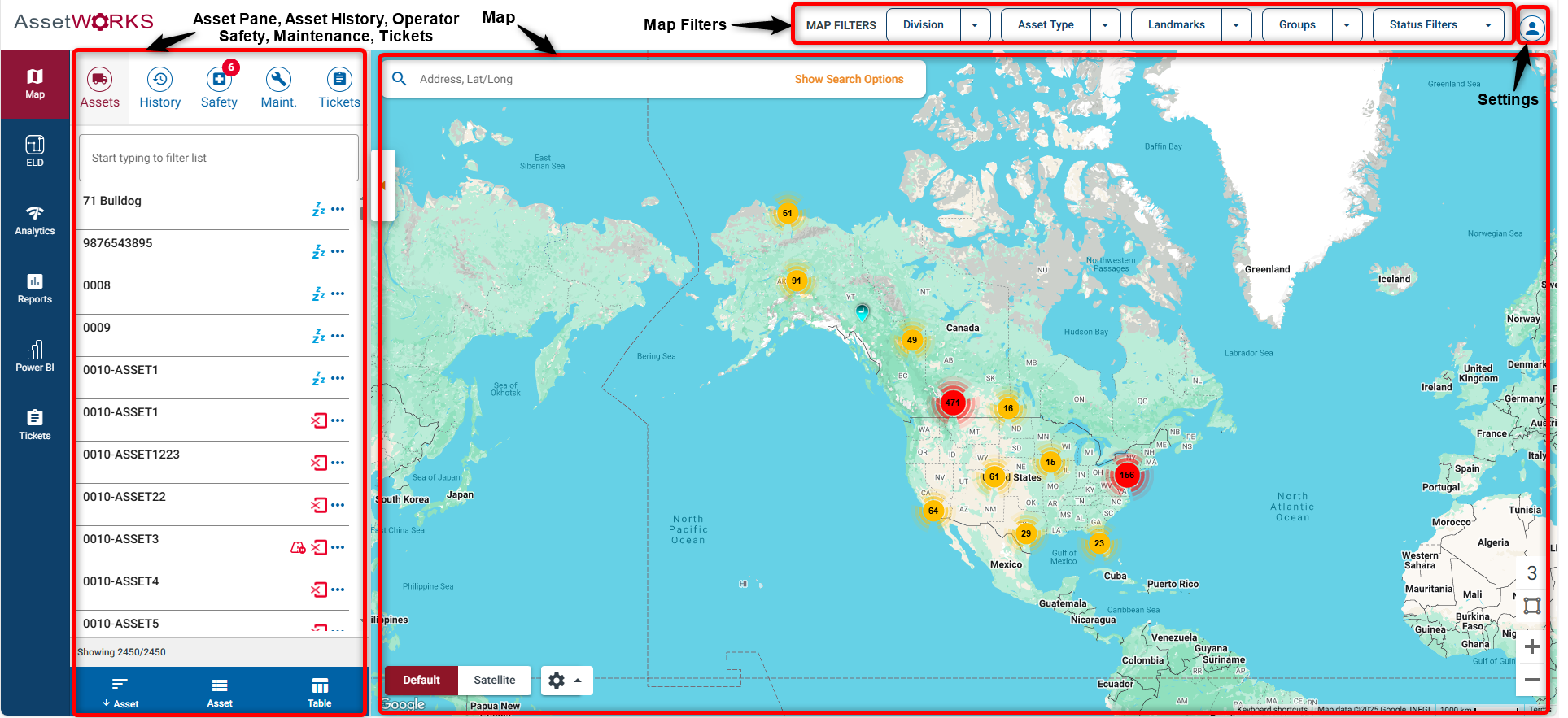 Map Welcome Page